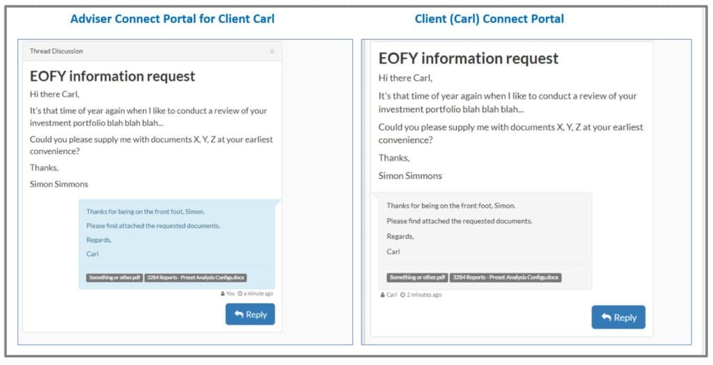 Client Portal for financial advisers