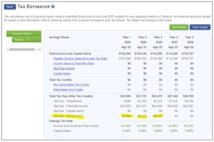 HECS debt calculated with Financial Mappers - cashflow modelling software