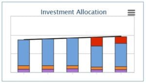 Investment allocation from salary savings - financial literacy program